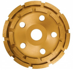 Чашка 180 мм алмазная зачистная двухрядная МАТRIХ