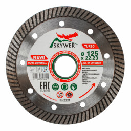 Диск алмазный SKYWER TURBO ULTRA UNIVERSAL 230*2,6*10*22,23