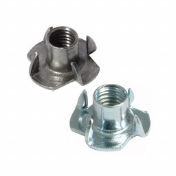 Гайка М6*9 мм крыльчатая врезная DIN 1624