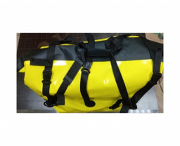 Гермобаул с клапаном 100 л ПВХ желто-черный