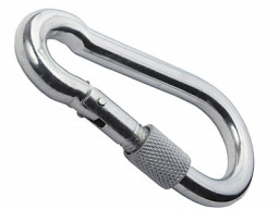 Карабин D-15 мм с предохранительной гайкой, DIN 5299D