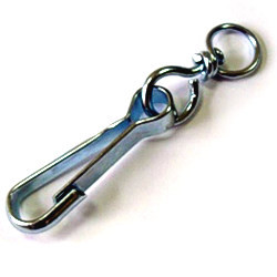 Карабин D-60 мм с вертлюгом, ( тип А )