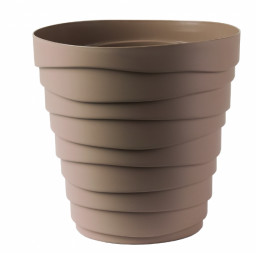 Кашпо Бархан пластиковый 3,5л фраппе