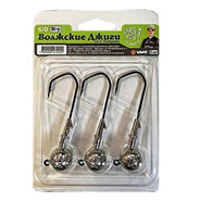 Комплект "Волжские Джиги от Питерцова" 6/0 34гр, 3шт в уп