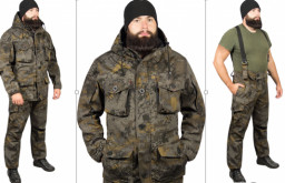 Костюм демисезонный Горка-8 PRO RBF Grey Соты GURON