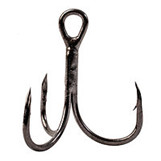 Крючок KOI "ROUND TREBLE", размер 10 (INT), цвет BN, тройник (10 шт.)/19/