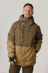 Куртка зимняя Елгай бежево-коричневый/умбра Покров