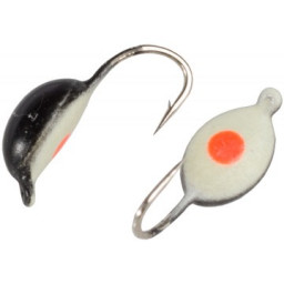 Мормышка вольф Плавунец с ушком краш. 3мм 0,48гр 98P фосф. (MW-2130-98P) Helios