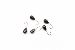 Мормышка вольф  ЯМАН  Капля с фосф. с отв, р.3,5,вес 0,60 цв.черн.никель