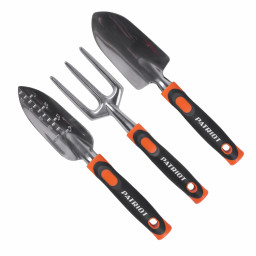 Набор садовых инструментов Patriot GTP 3 алюминий PP+TPR рукоятки 3 предмета