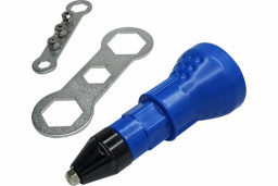 Насадка для шуруповерта заклепочник шестигранный хвостовик 2.4-3.2-4-4.8 мм (1/ 25/ 50)