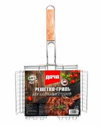 Решетка  гриль Дача обьемная 24*31 см