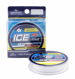 Шнур плетеный Namazu Ice-Stra 4Х, L-30 м, d-0,08 мм, test-5,3 кг, белый