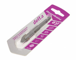 Сверло по стеклу и керамике Ø 12.0х85.0 мм ш/хв Rennbohr Delta блистер