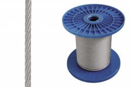 Трос D-6 мм. стальной DIN3055 / цена за метр